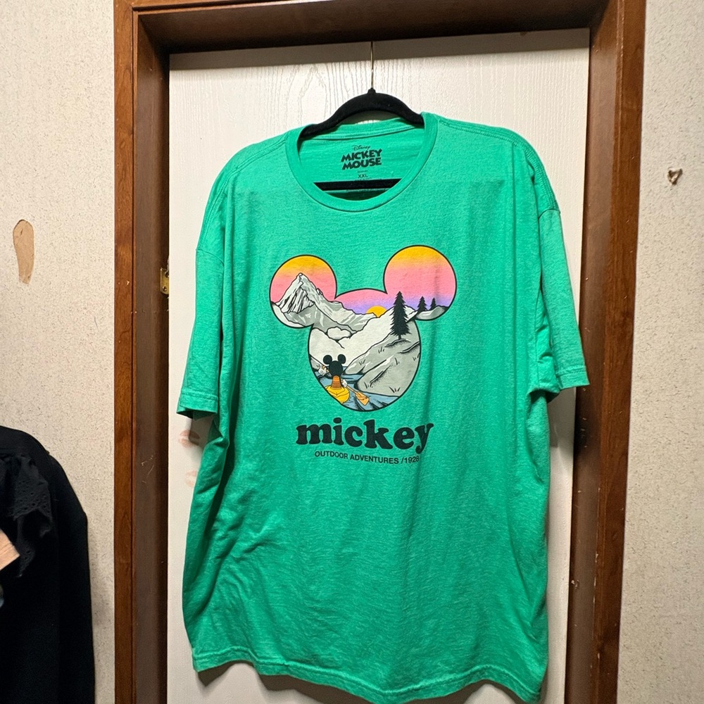 Disney Green Mickey Mouse Adventure Tee